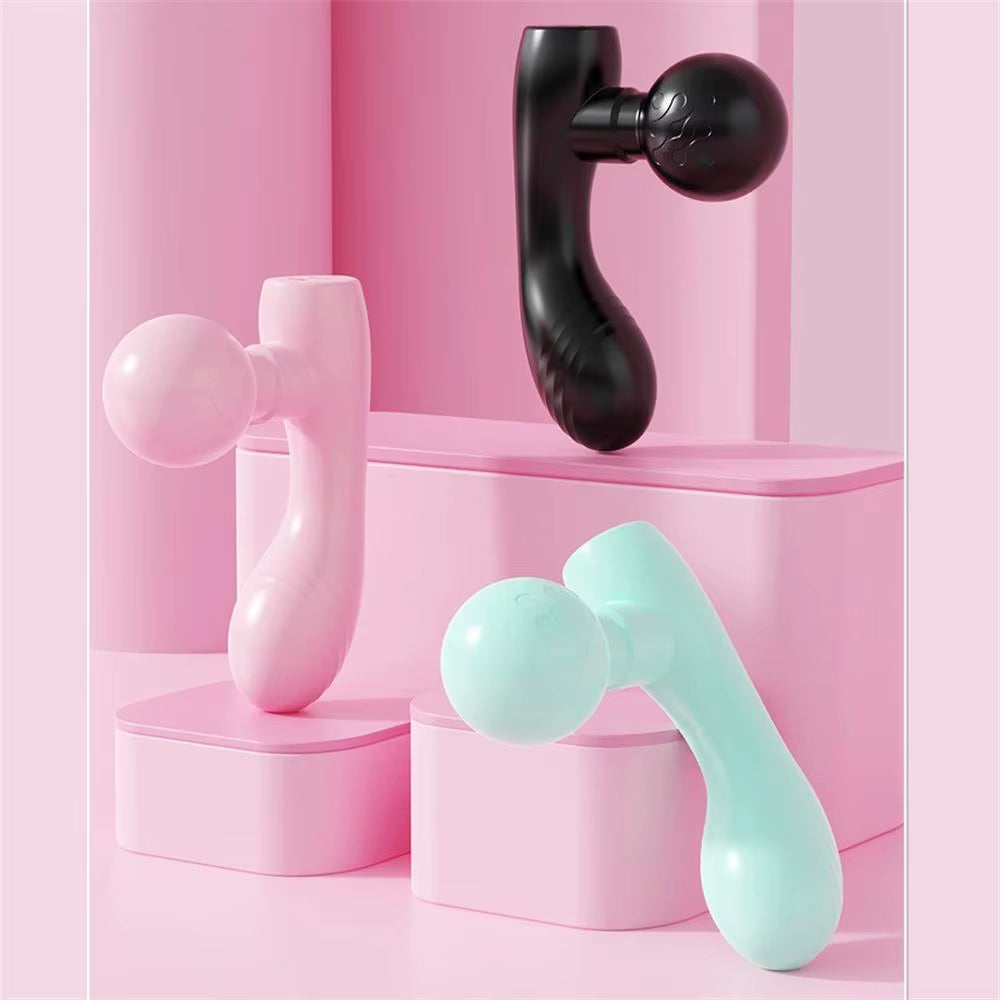 Dual-Head Dual-Motor MINI Massager | Rechargeable Portable Muscle Relaxation Massager & Vibrator for Women