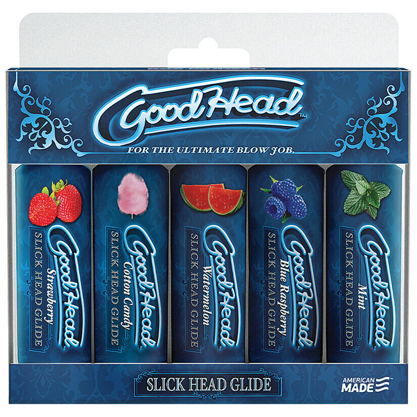 Goodhead Slick Head Glide Oral Sex Deep Throat BJ Delight Gel Flavored Lubricant