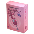 All about Sex, an Exciting Original Card Game for Couples, Elevate Your Evenings with Fun and Joy, 2 Players, 20+Mins, Age 16+