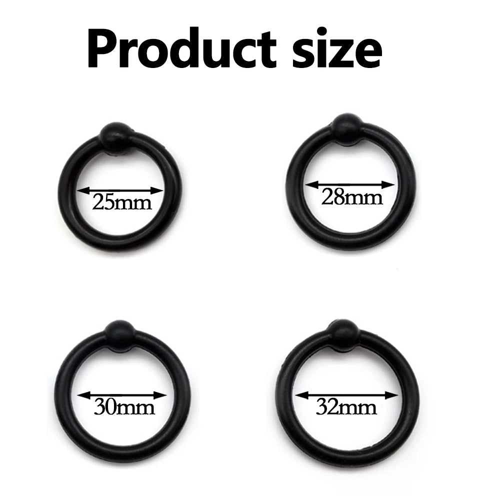 Semen Lock Ring Flexible Mate Bondage Erection Ball Ring Delay Ejaculation Reusable Enlargement Ball Stretcher Sex Toys for Men