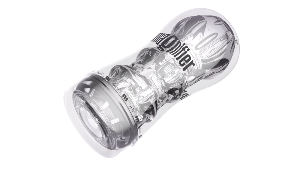 Blush M for Men Soft and Wet Magnifier Stroker - Clear