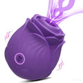 Rose Vibrator for Women,Rose Toy Sucking Vibrator Adult Sex Toys for Women Couples,Purple