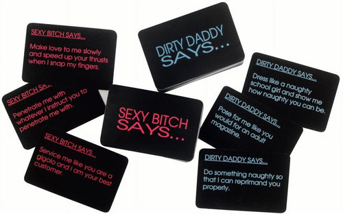 Bedroom Commands Card Game