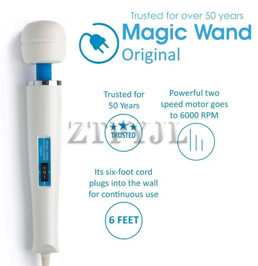 Massager Vibrater Love Magic Wand Therapeutic Full Body Massager Therapeutic Muscle Aches Recovery Sex Toys for Women Vibration