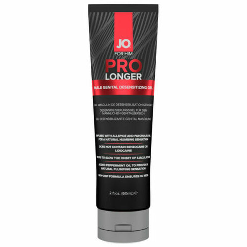 System JO Prolonger Male Genital Desensitizing Enhancement Delay Gel 2 Oz