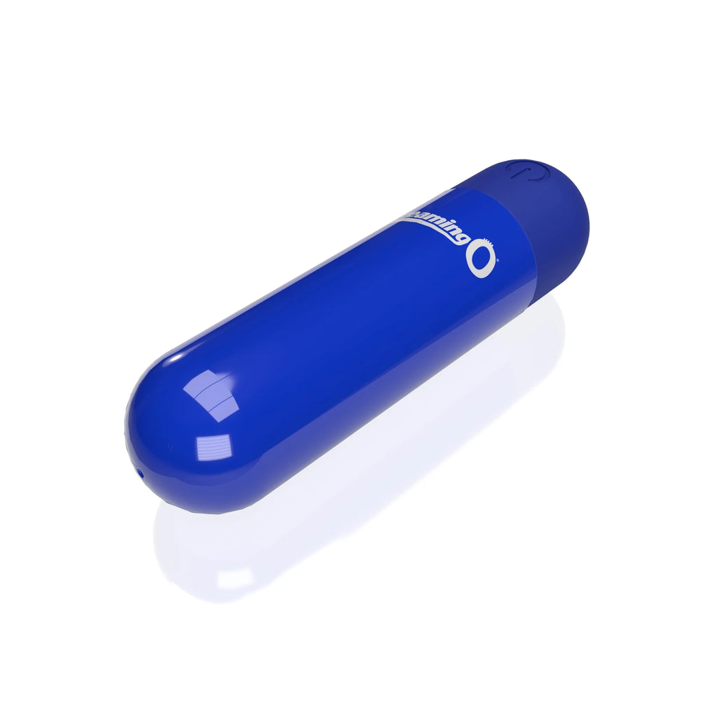 Rechargeable Bullet Vibrator, 1 Count, Blue