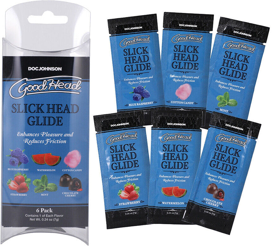 Goodhead Slick Head Glide Oral Sex Deep Throat BJ Delight Gel Flavored Lubricant