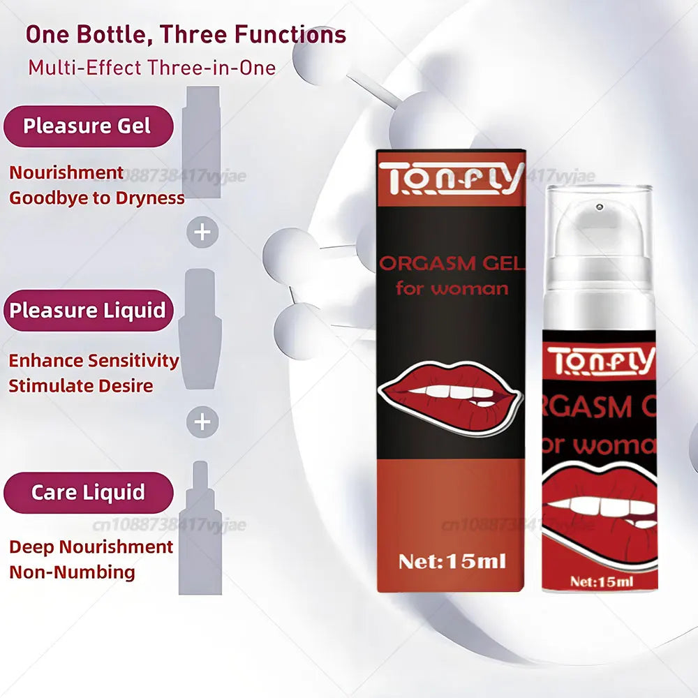 Female Orgasm Gel Sexual Desire for Women Exciting Liquid Orgasmic Sex Drops Vaginal Firming Best Orgasmed for Women Gel