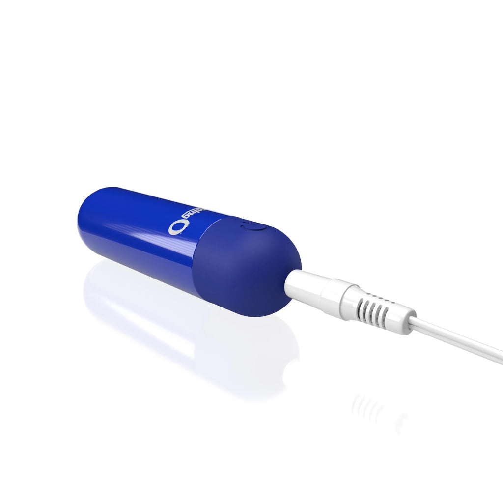 Rechargeable Bullet Vibrator, 1 Count, Blue
