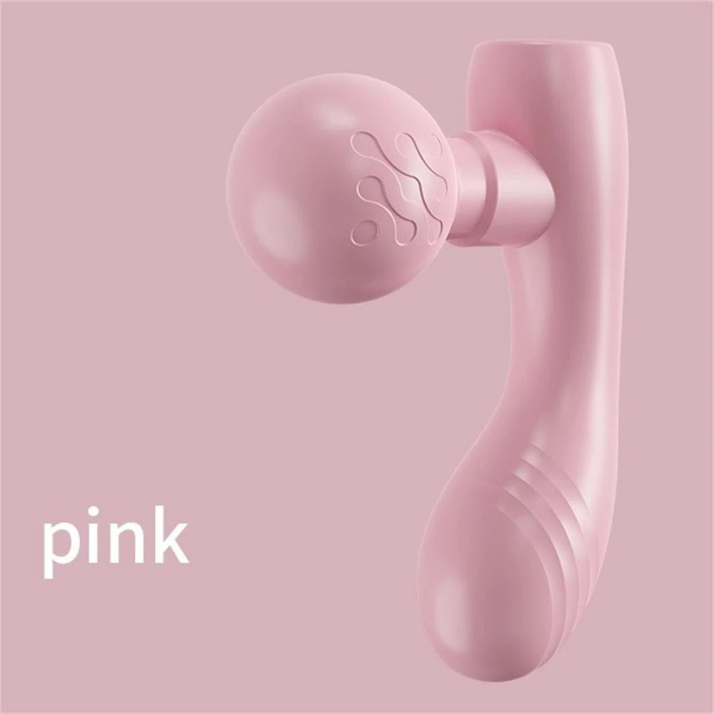 Dual-Head Dual-Motor MINI Massager | Rechargeable Portable Muscle Relaxation Massager & Vibrator for Women